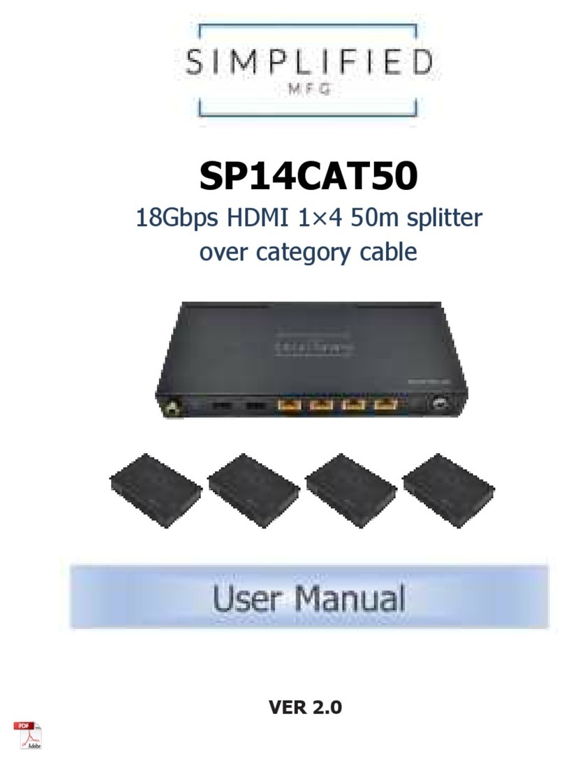 Simplified MFG SP14CAT50 user manual