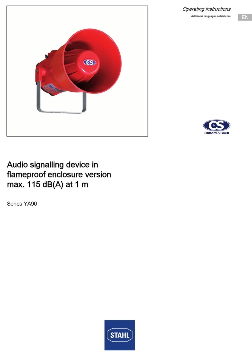 Stahl C&S YA90 Series operating instructions