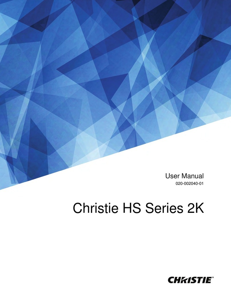 Christie HS 2K Series user manual