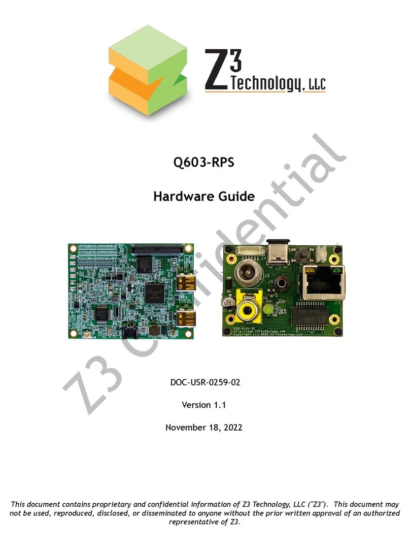 Z3 Technology Q603-RPS Installation instructions