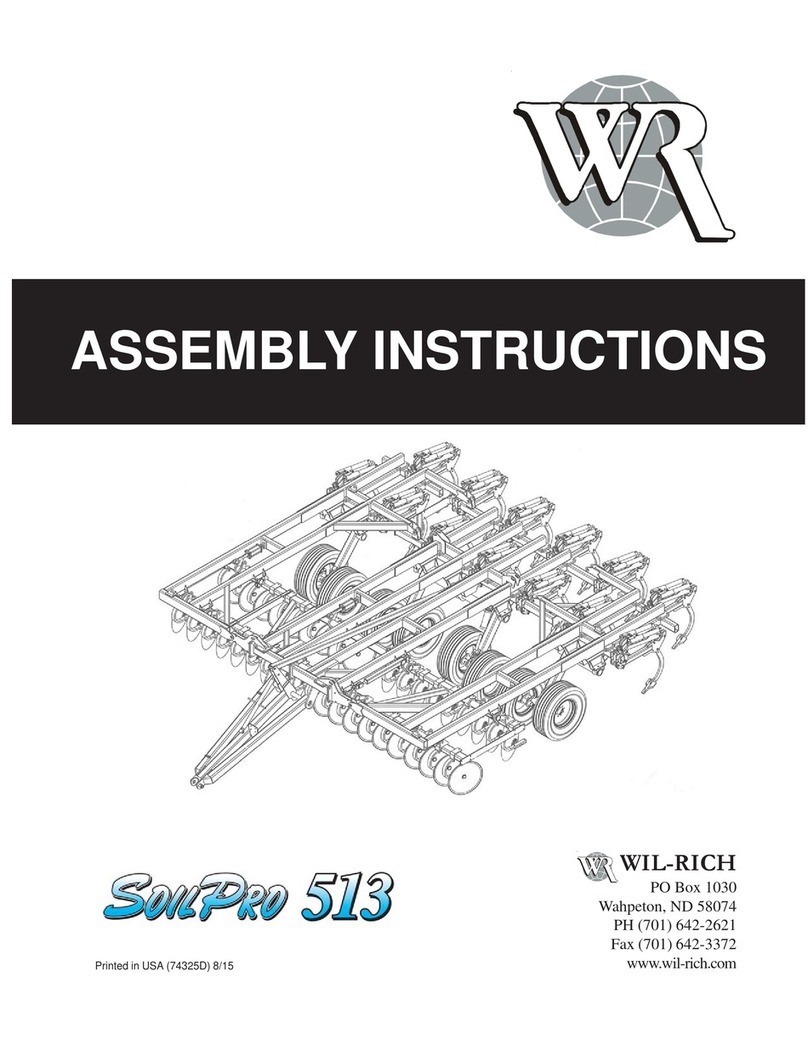 WIL-RICH SoilPro 513 Assembly instructions
