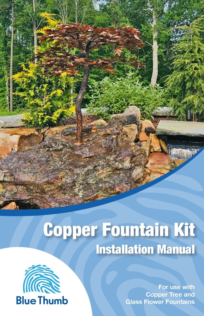 Blue Thumb Copper Fountain Kit installation manual