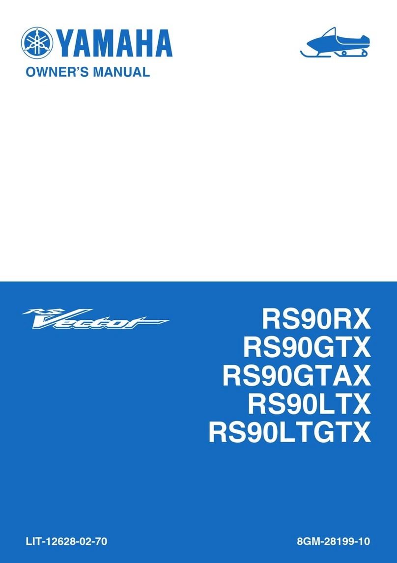 Yamaha Vector RS90RX User manual
