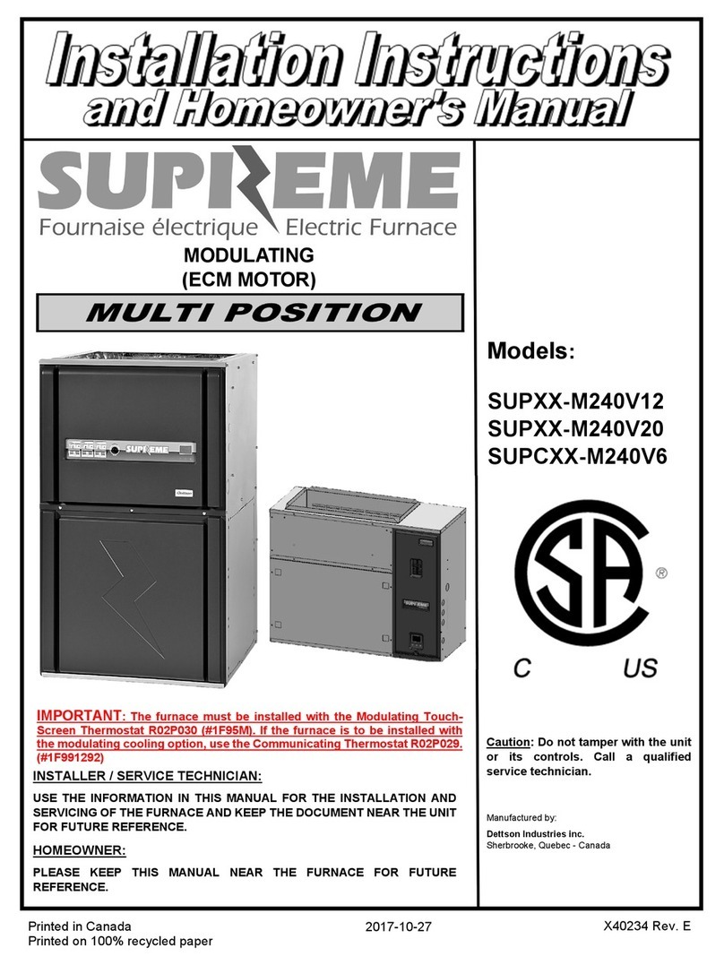 SUPREME SUPCXX-M240V6 User manual