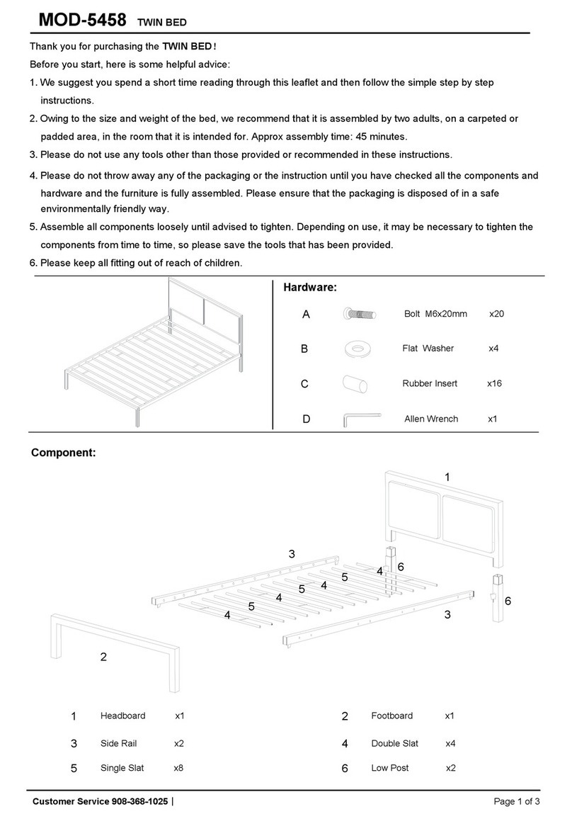 modway MOD-5458 manual