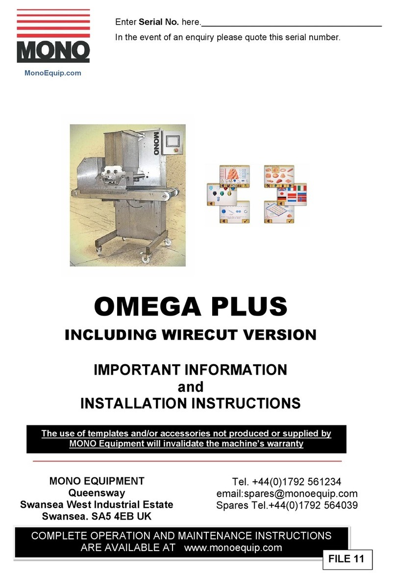 Mono OMEGA PLUS User manual