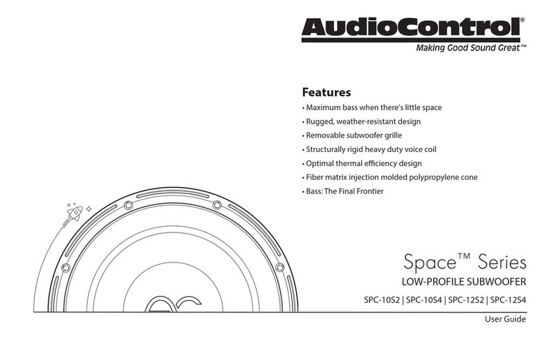 Audio Control SPACE Series manual