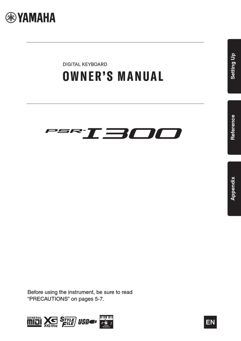 Yamaha PSR-I300 owner's manual