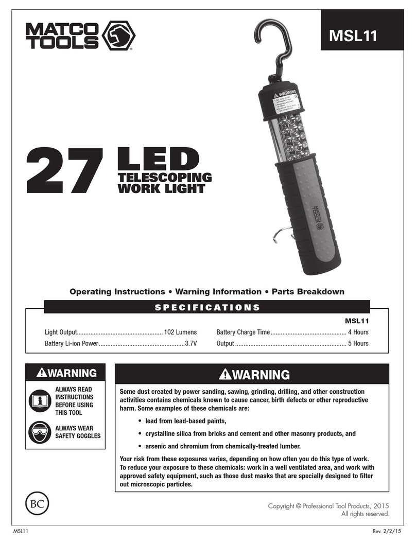 Matco Tools MSL11 User manual