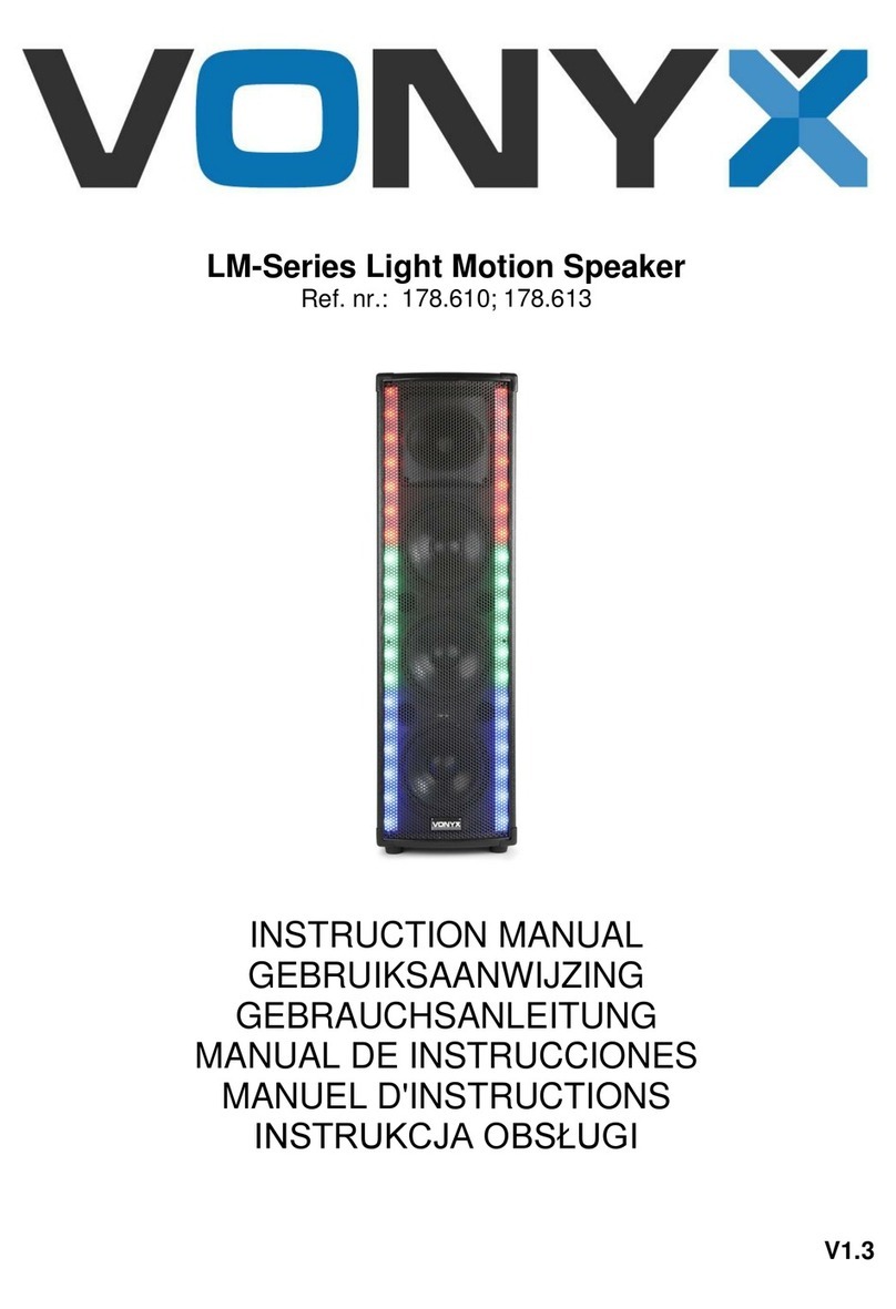 Vonyx 178.610 User manual Vonyx 178.610 User manual