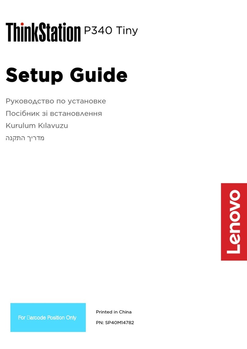 Lenovo ThinkStation P340 User manual