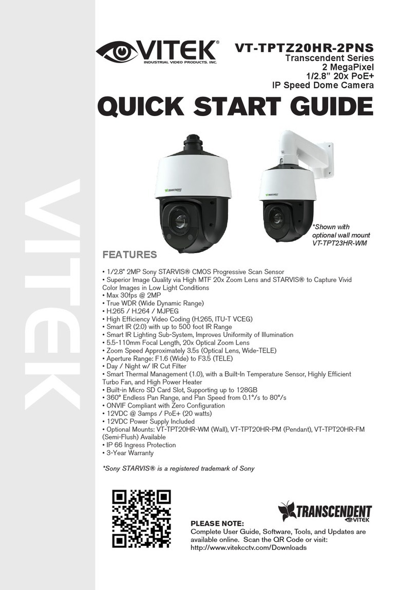 Vitek Transcendent VT-TPT23HR-WM User manual