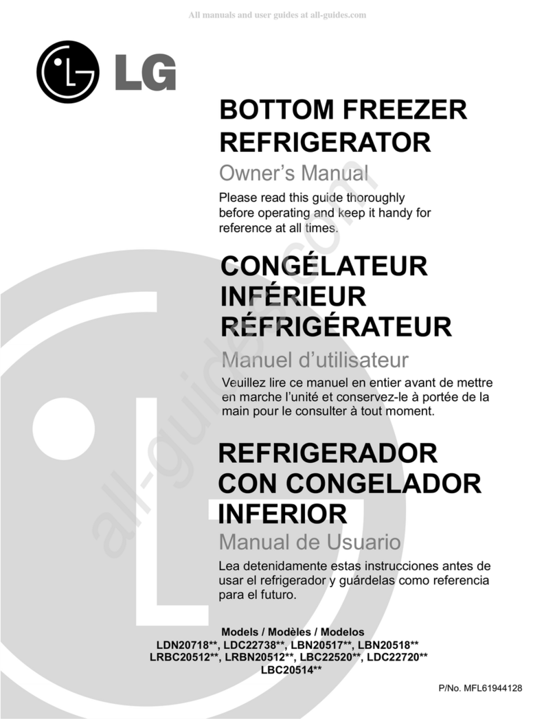LG LDC22738 Series owner's manual
