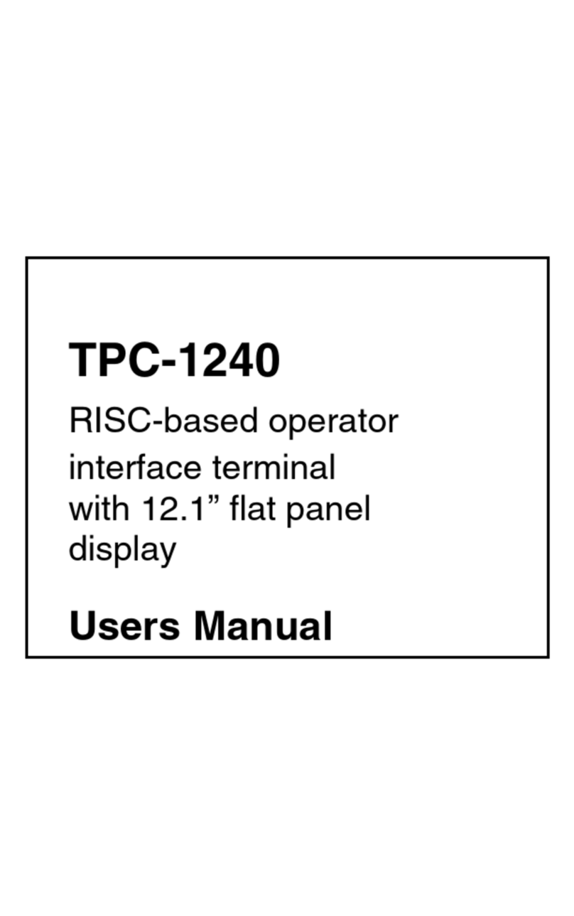 Advantech TPC-1240 user manual