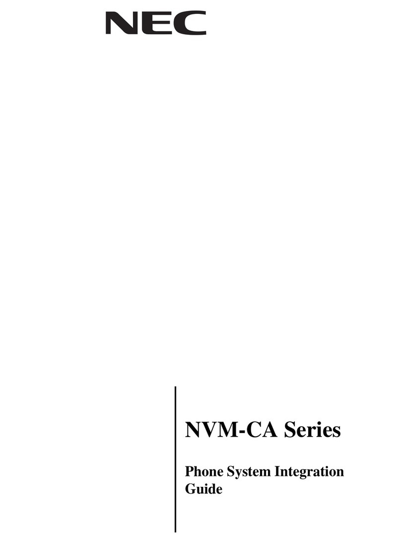 NEC NVM-CA Series Quick setup guide NEC NVM-CA Series Quick setup guide