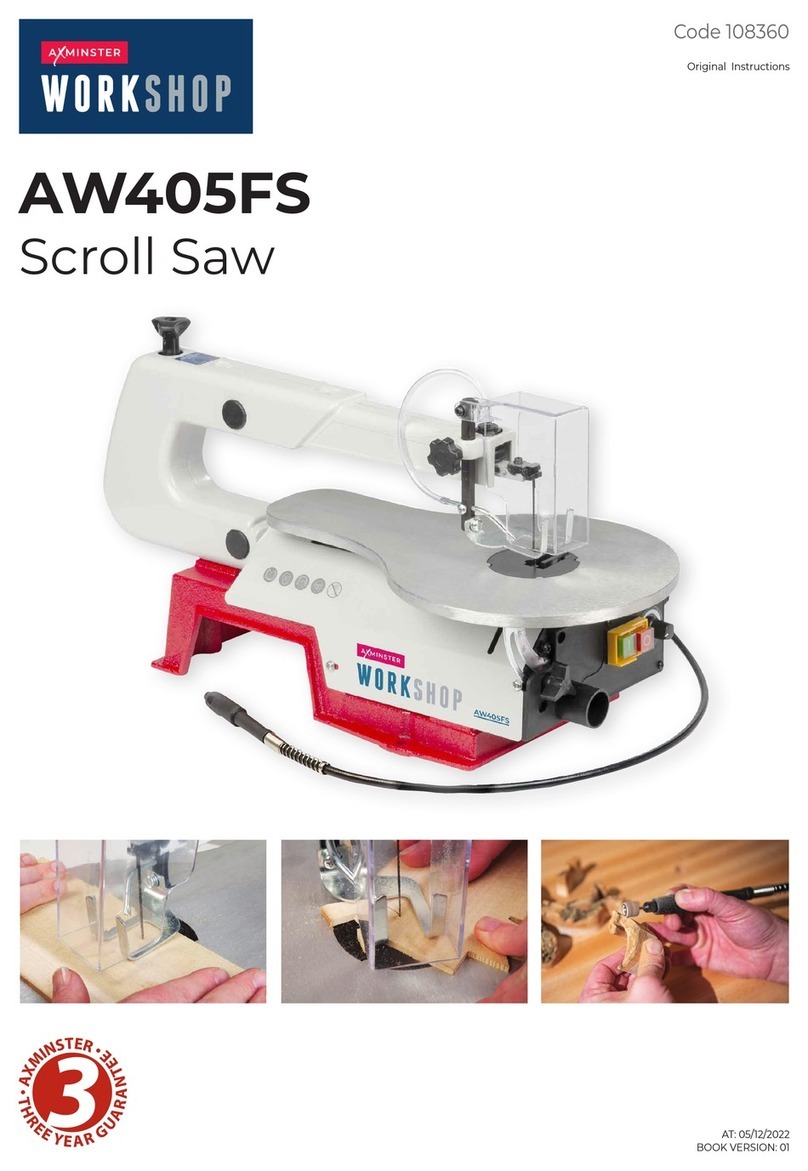 Axminster AW405FS User manual