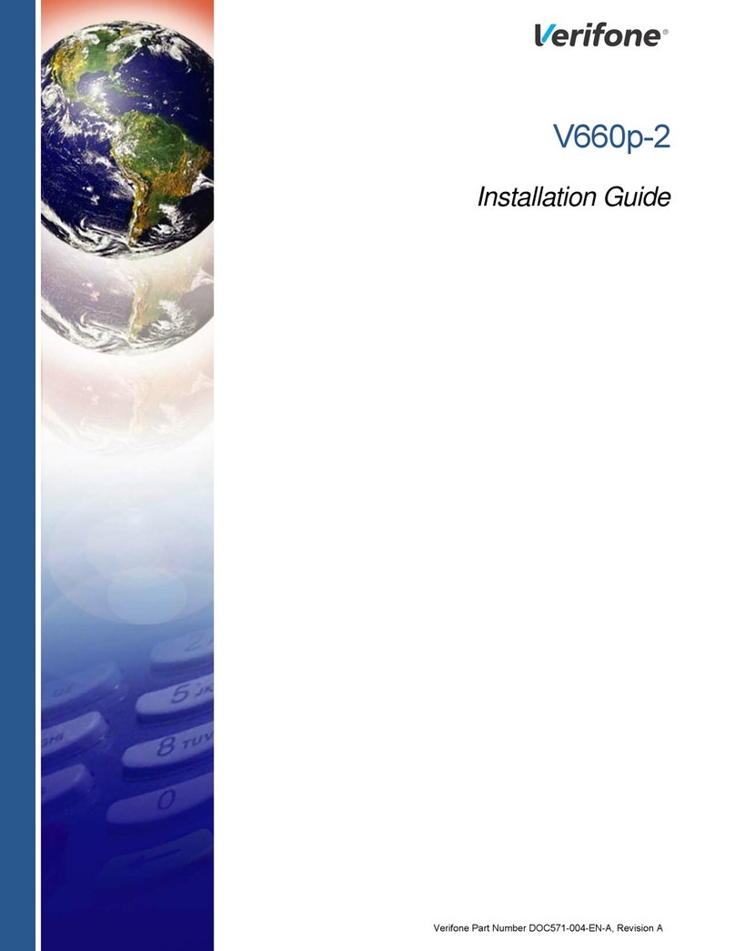 VeriFone V660p-2 User manual VeriFone V660p-2 User manual