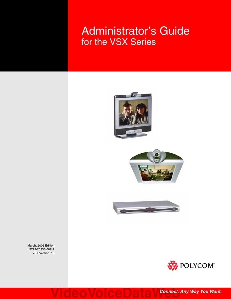 Polycom VSX Series Service manual