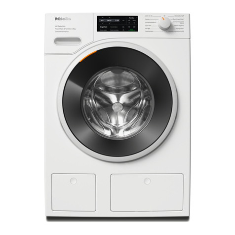 Miele WSH863 WCS User manual Miele WSH863 WCS User manual