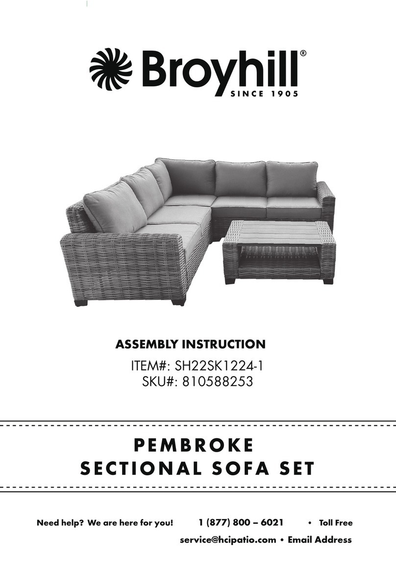 Broyhill SH22SK1224-1 Assembly instruction