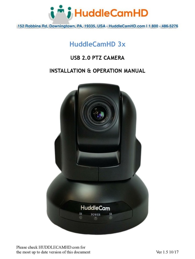 HuddleCamHD 3X-G2 User manual HuddleCamHD 3X-G2 User manual