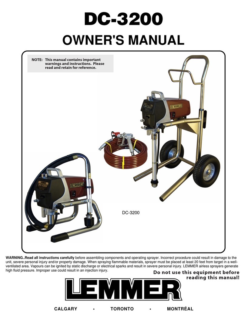 Lemmer DC3200 User manual