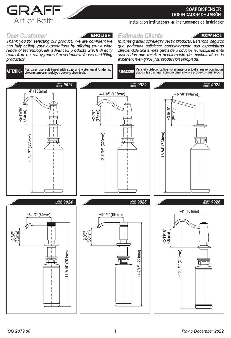 Graff 9928 User manual