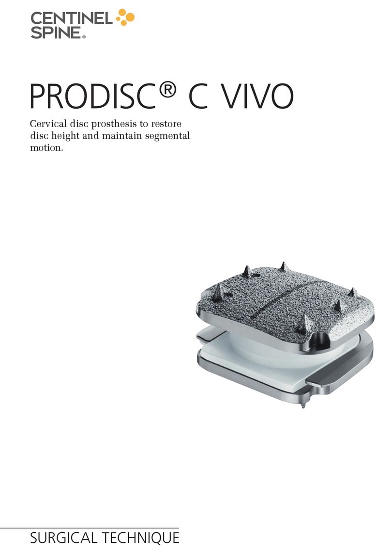 Centinel Spine PRODISC C VIVO manual