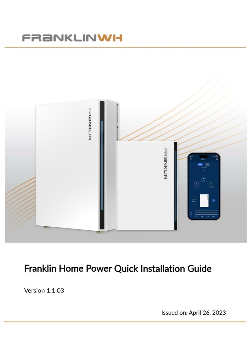 FRANKLINWH Home Power Quick installation guide