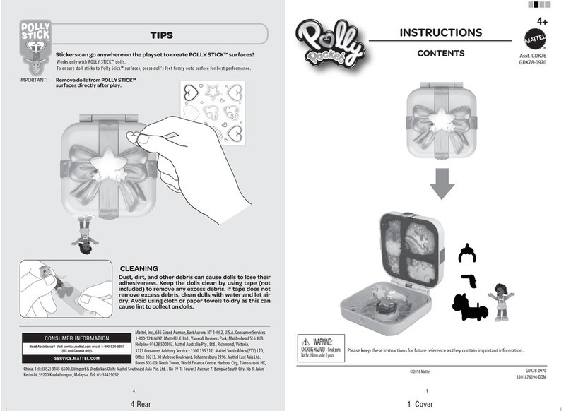 Mattel Polly pocket GDK76 User manual