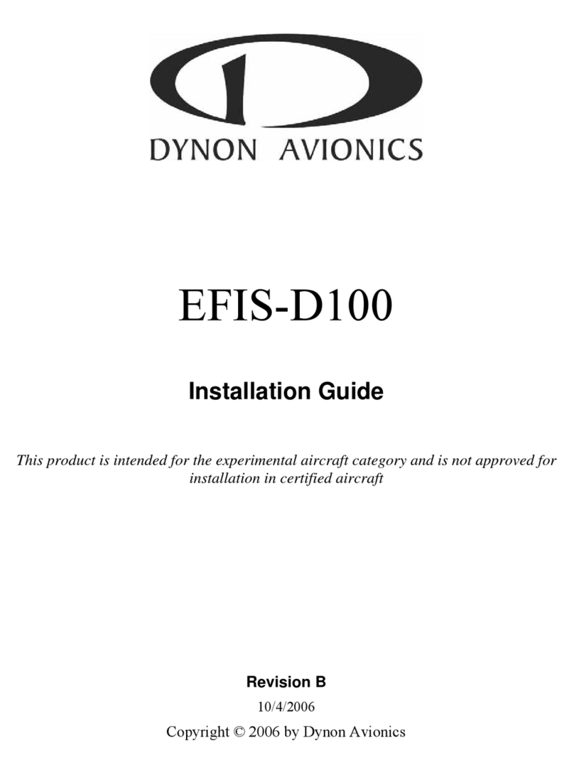 Dynon Avionics EFIS-D100 User manual