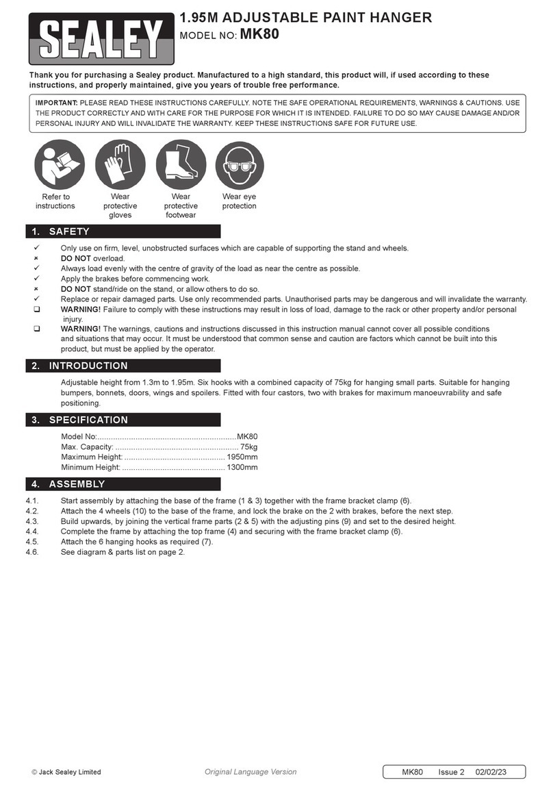 Sealey MK80 quick start guide