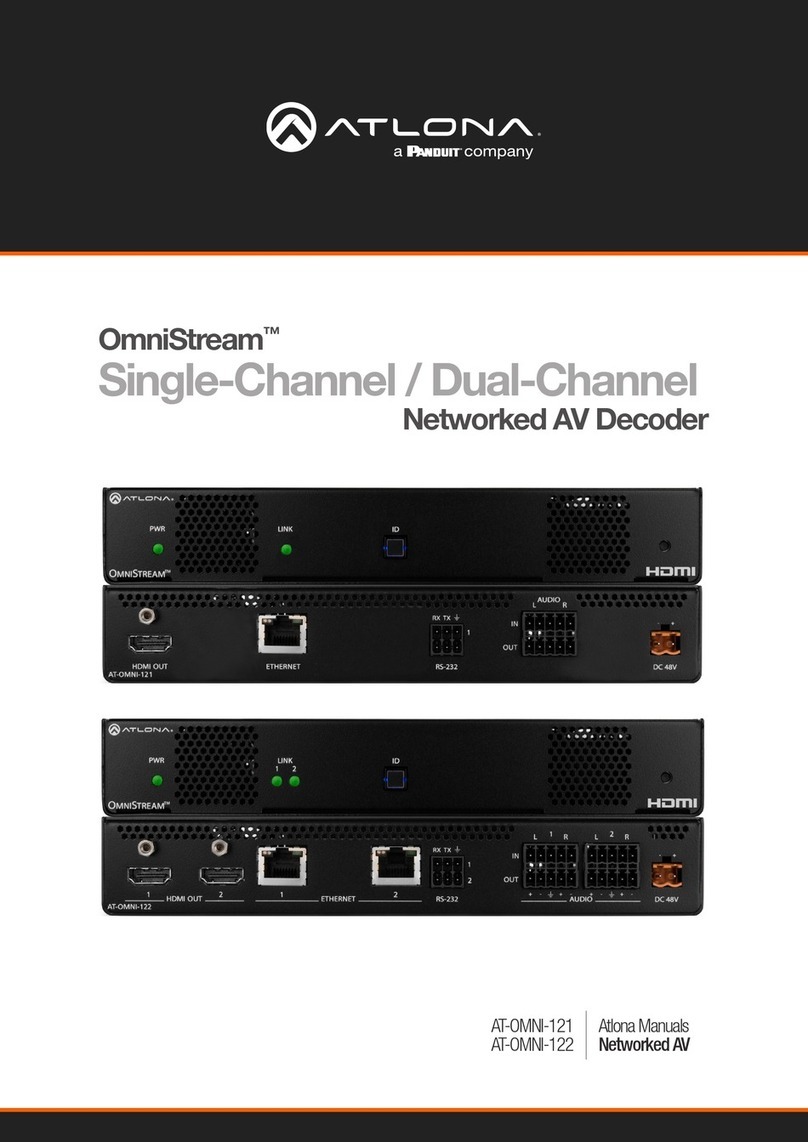 Panduit Atlona OmniStream AT-OMNI-121 manual