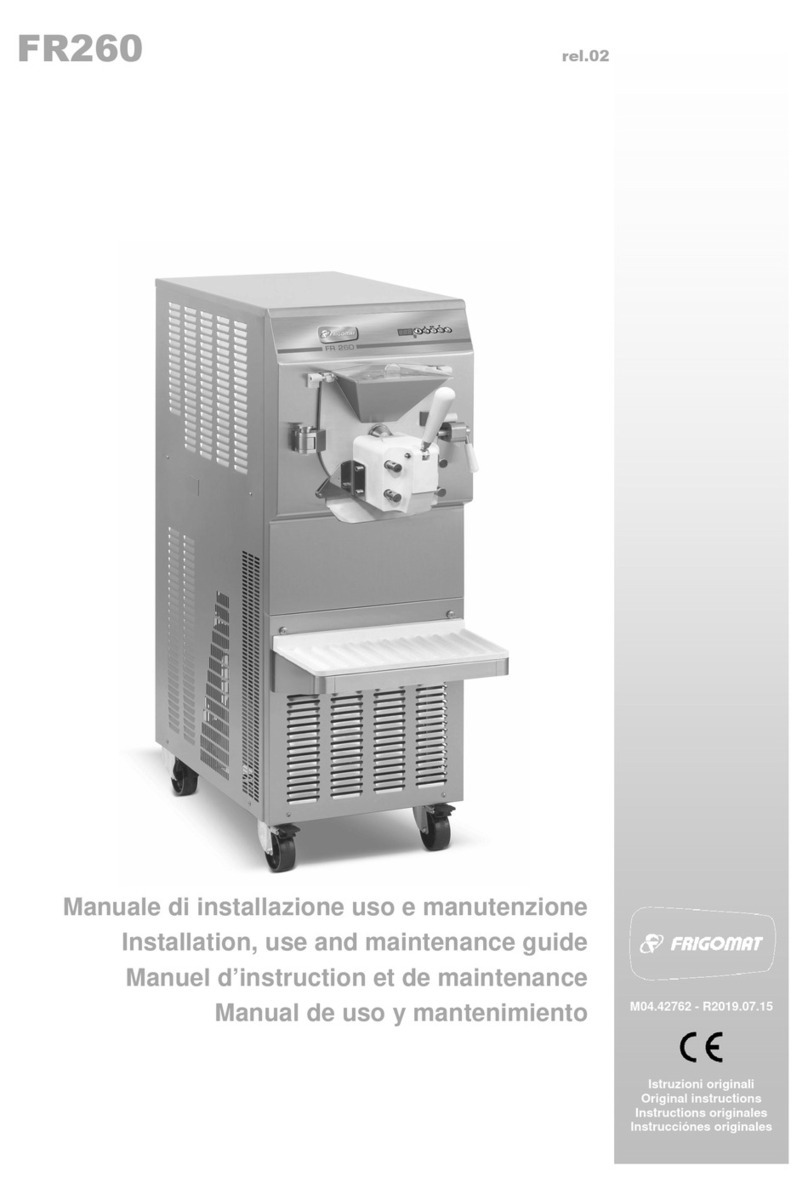 Frigomat FR260 Installation and operating instructions Frigomat FR260 Installation and operating instructions