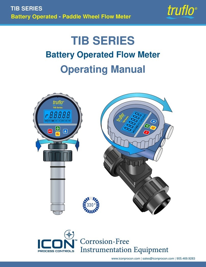 ICON TRUFLO TIB Series operating manual