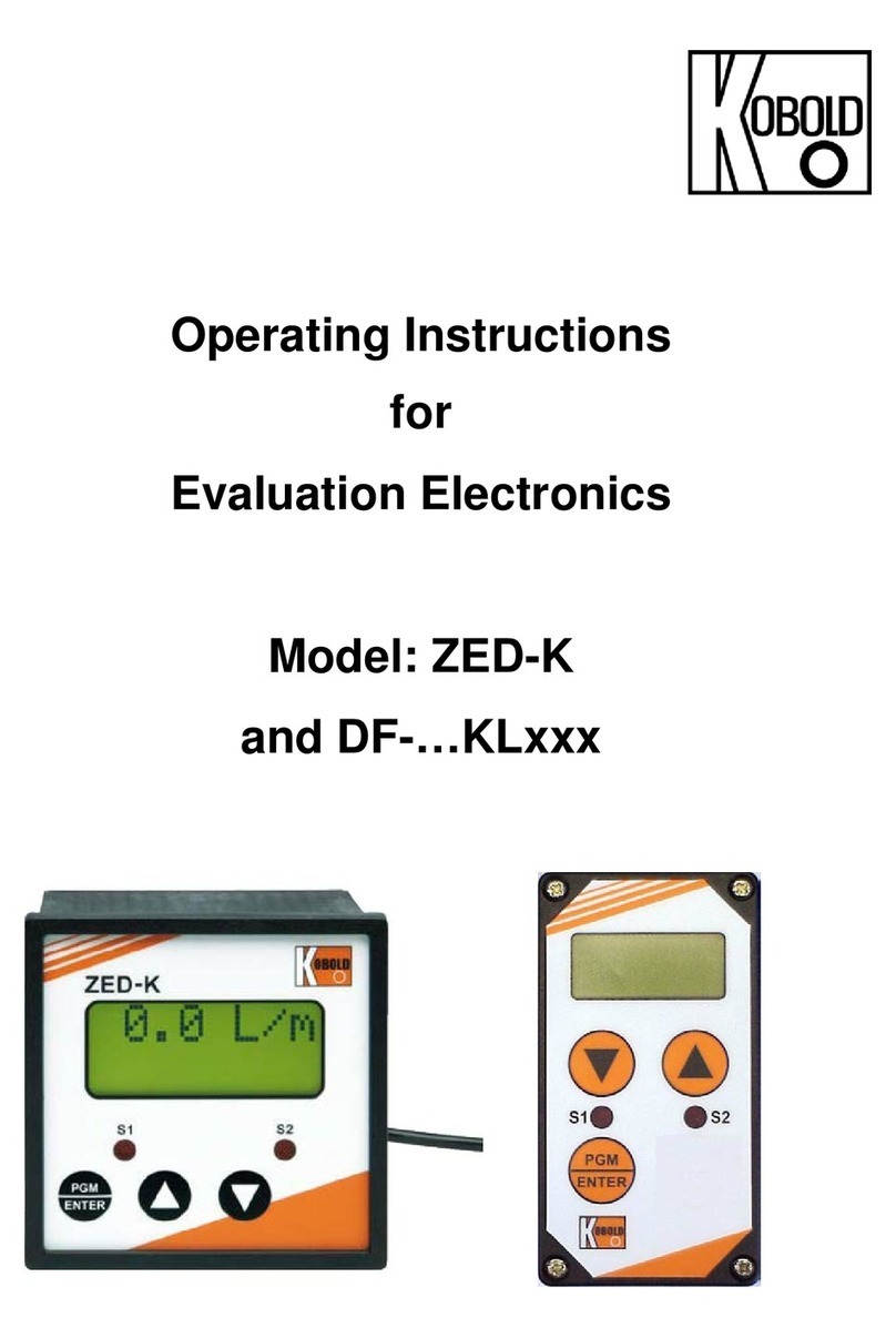 Kobold DF KL Series operating instructions