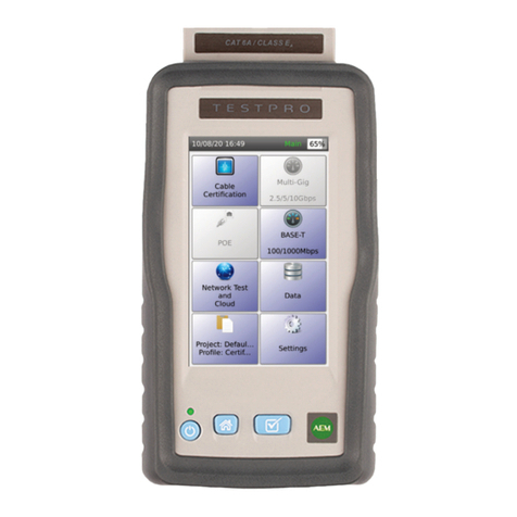 AEM TESTPRO CV100 user manual