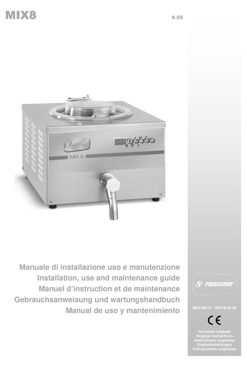 Frigomat Mix 8 Series Installation and operating instructions Frigomat Mix 8 Series Installation and operating instructions