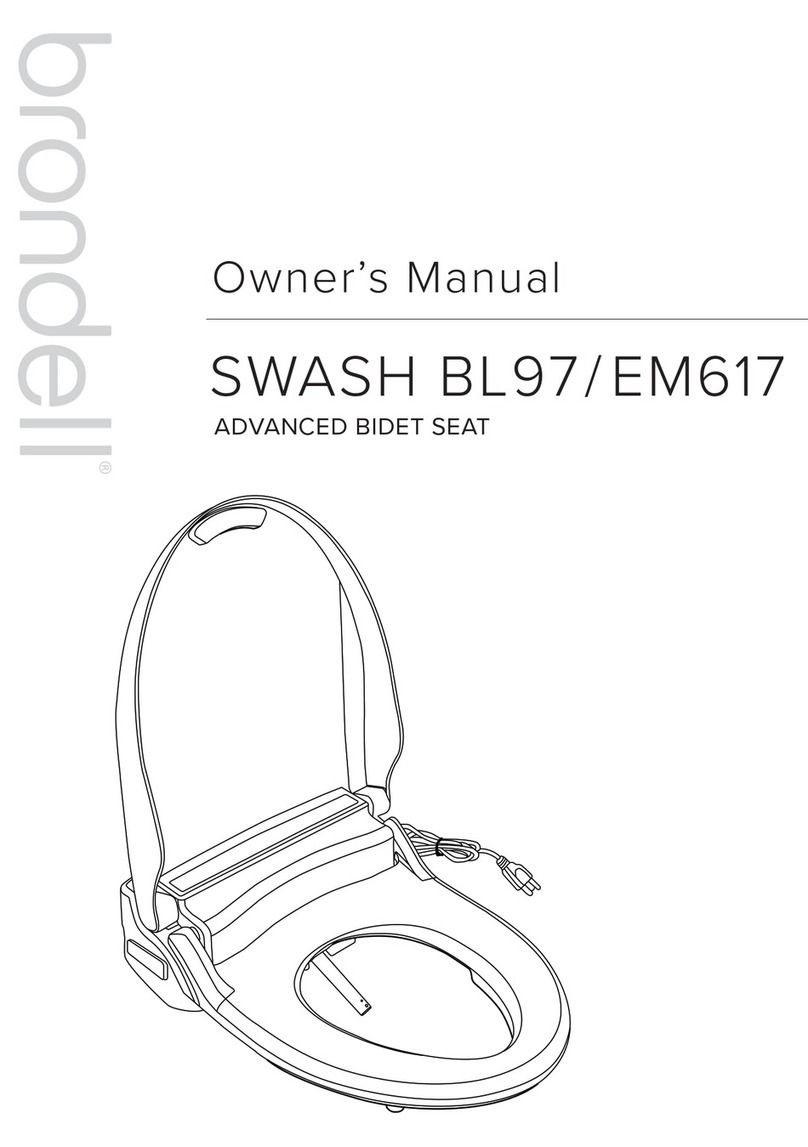 brondell SWASH EM617 owner's manual brondell SWASH EM617 owner's manual
