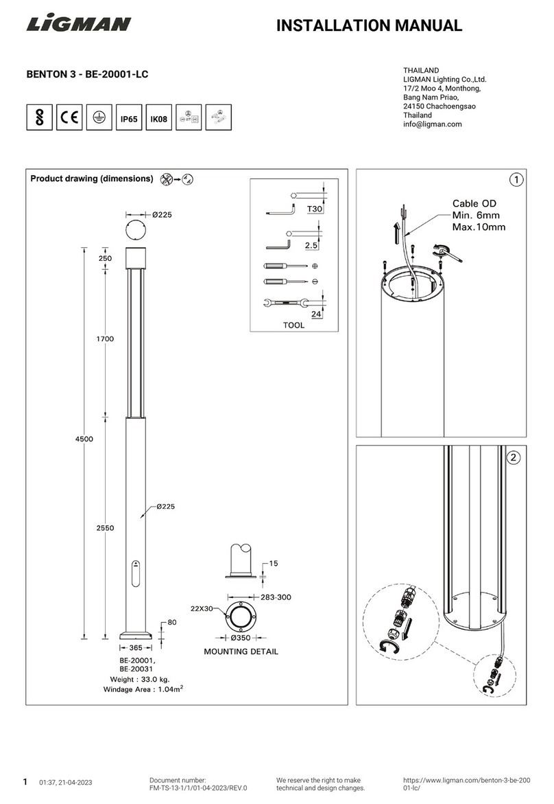 LIGMAN BENTON 3 User manual