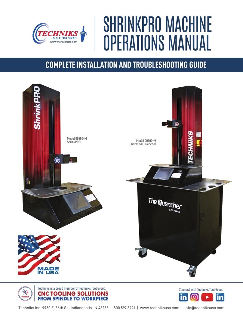 Techniks SHRINKPRO Operation manual Techniks SHRINKPRO Operation manual
