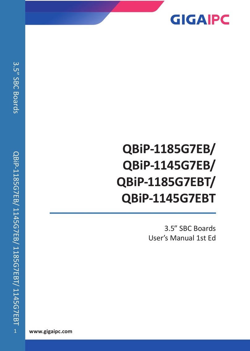 GIGAIPC QBiP-1185G7EBT User manual
