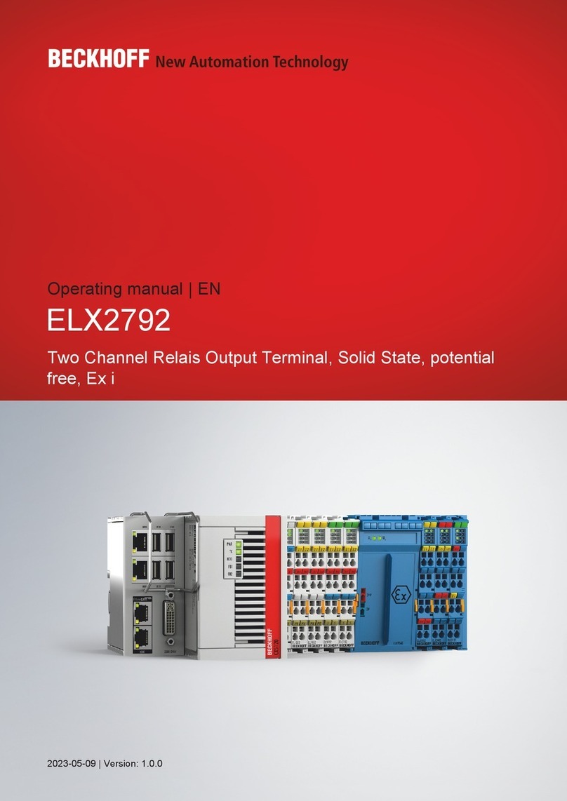 Beckhoff ELX2792 operating manual