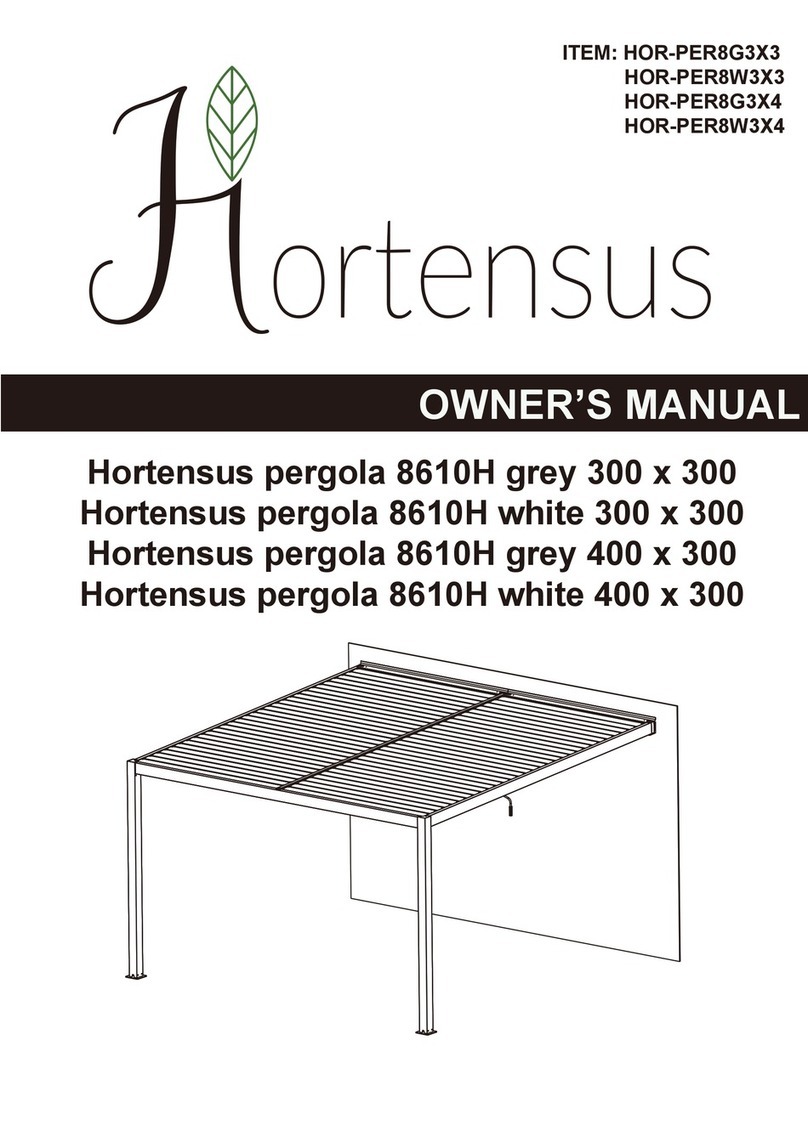 Hortensus 8610H owner's manual