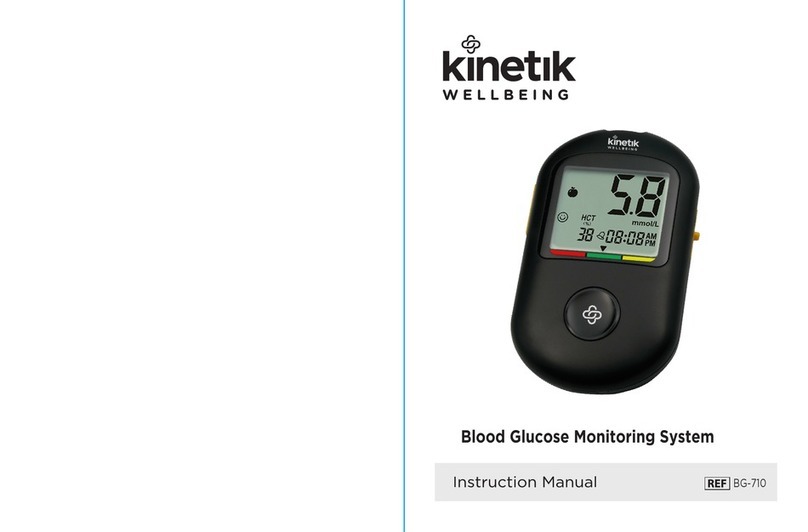 Kinetik Wellbeing BG-710 instruction manual