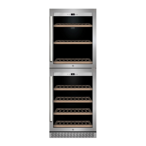 CASO DESIGN WineChef Pro 126-2D Installation instructions