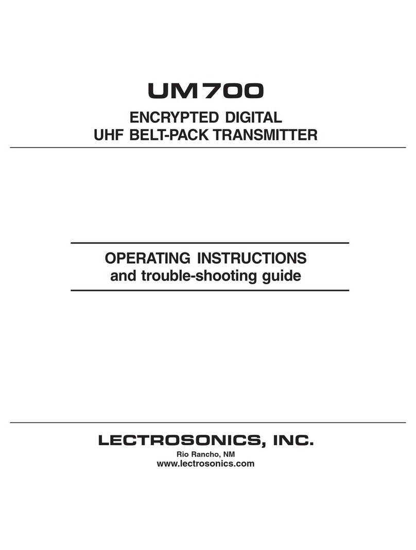Lectrosonics UM700 User manual