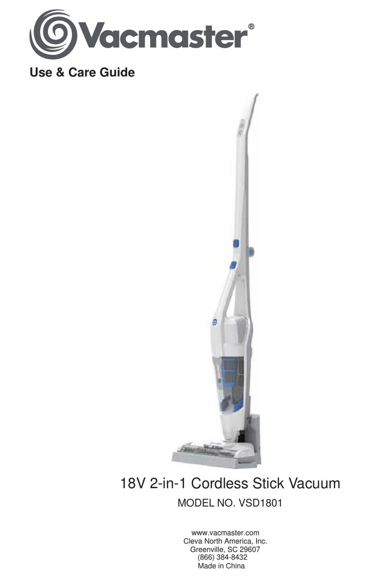 Vacmaster VSD1801 Use & care guide Vacmaster VSD1801 Use & care guide