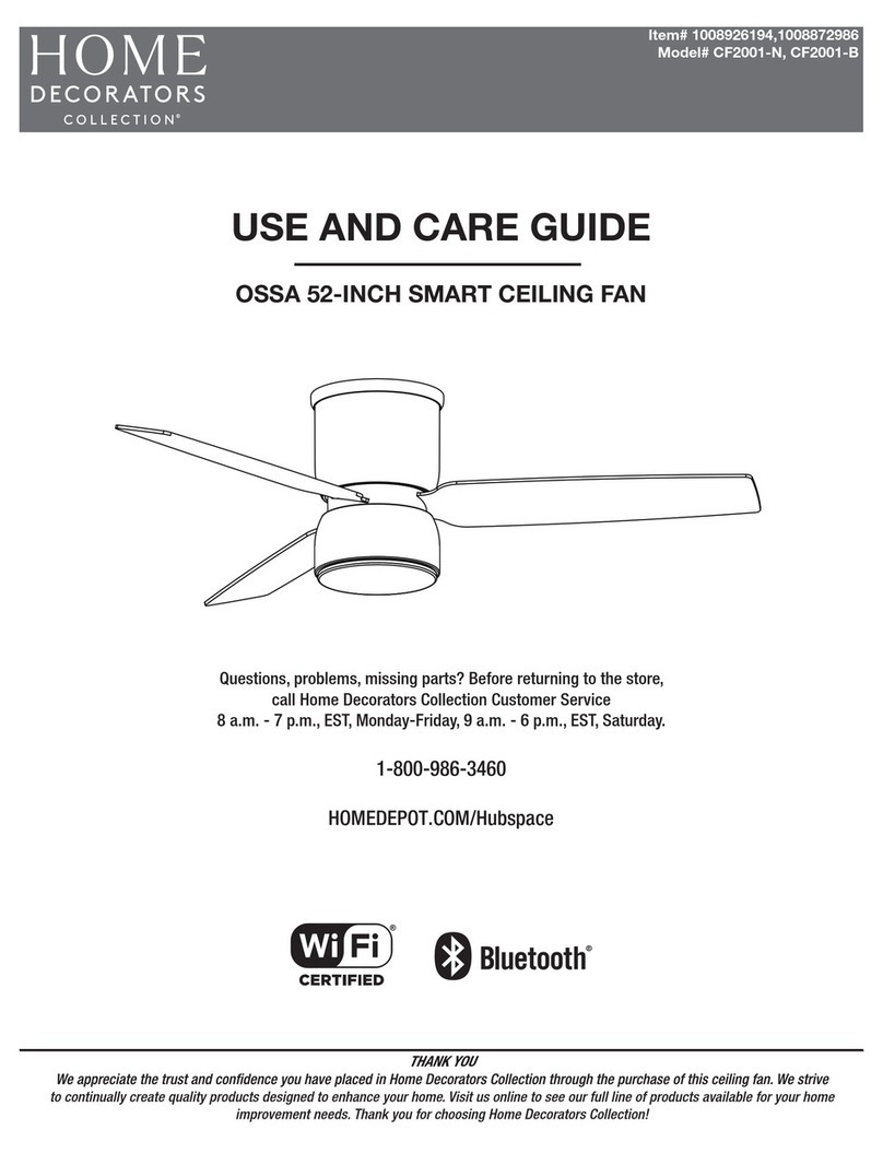 Home Decorators Collection OSSA CF2001-N User manual Home Decorators Collection OSSA CF2001-N User manual
