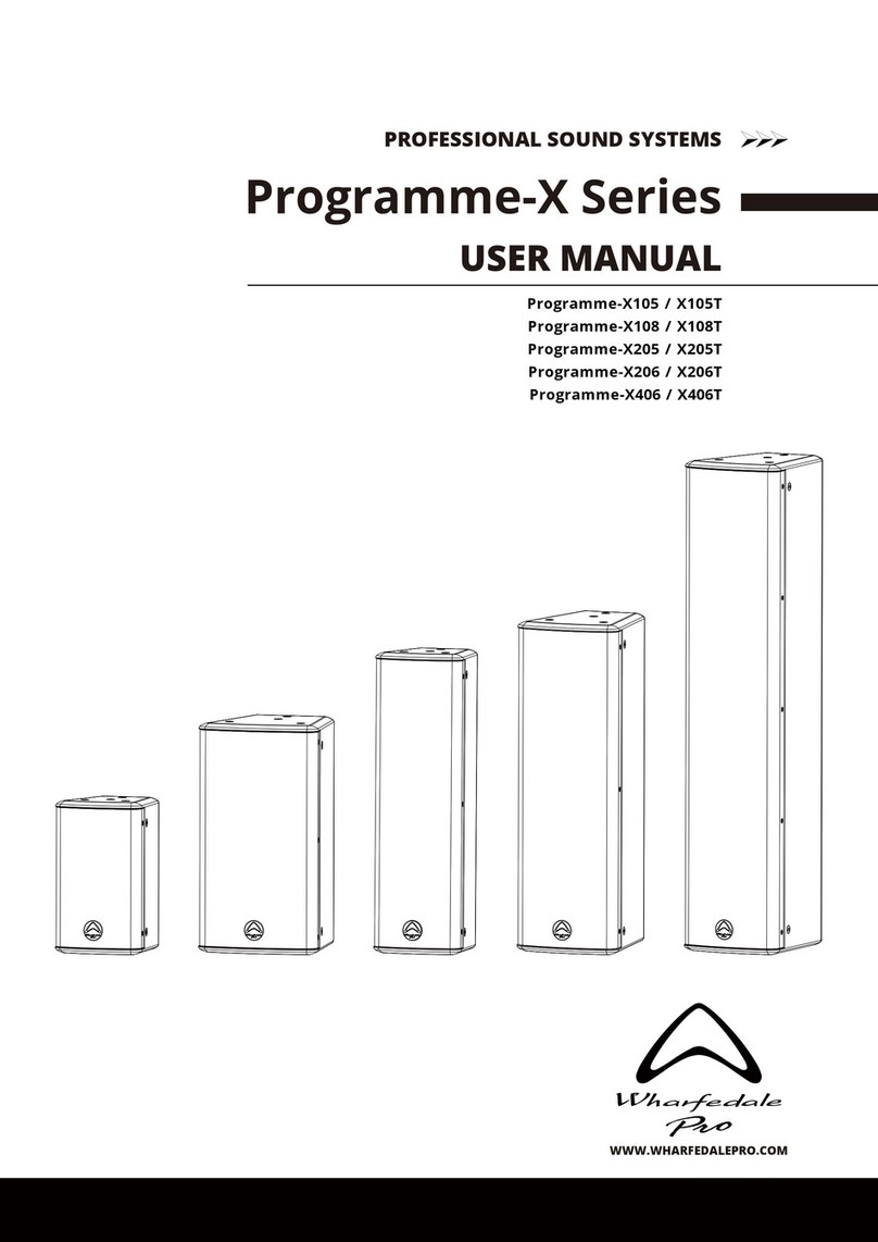 Wharfedale Pro Programme-X Series user manual